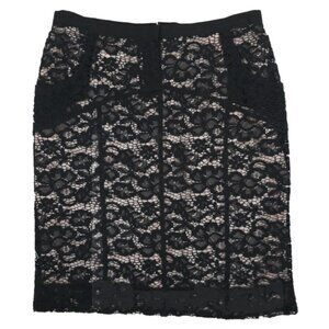 NWT‎ NINA RICCI PARIS Floral Lace Mini Skirt Made in Slovakia 🇸🇰 Size 38 US 8